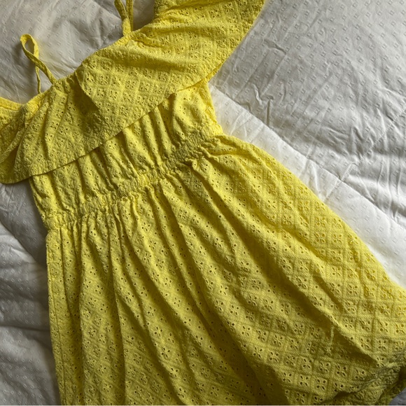Girls summer sundress in yellow by Janie and Jack size 8 - Picture 2 of 8